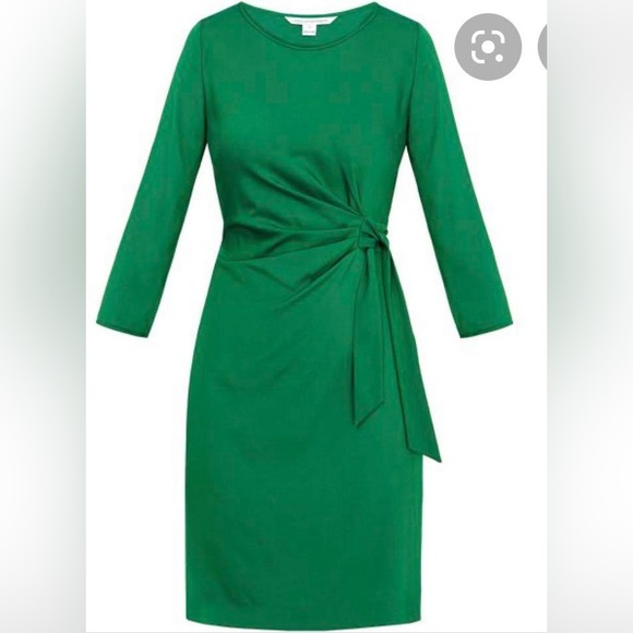 DVF Zoe Silk Tie-Waist Mini Dress - Picture 2 of 12